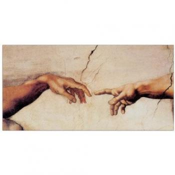 Panel Decorativo Madera Multicolor Michelangelo 100x50 cm