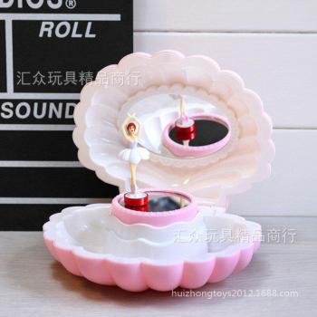 Caja de música decorativa rosa