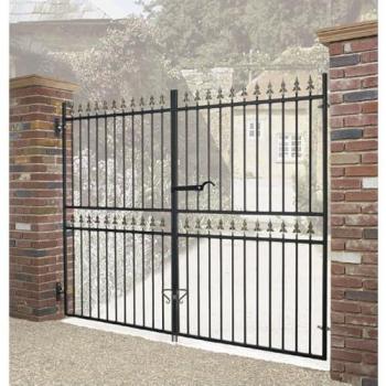 Corfe Spear Top Double Gate (Tall, Flat‑Top) – 3048 mm × 1778 mm