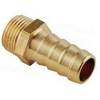 Metallurgica Crolla Bruno Portagomma Maschio 3/4″ × 20 mm Tipo Roma – Ottone Giallo