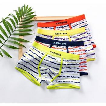 Ropa Interior Suave para Niños - 4 Piezas de Calzoncillos Cortos de Algodón Orgánico (2-16 Años)