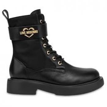 Stivaletto stringato Love Moschino Nero J.A. 24024 G1 NIN100 A41