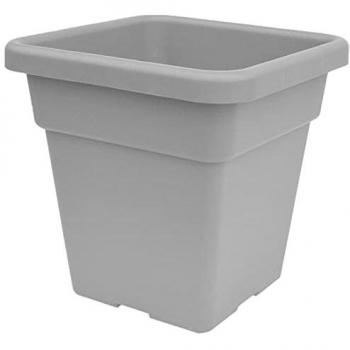 Art Plast Quadro Maxi vaso da fiori 32 cm, grigio
