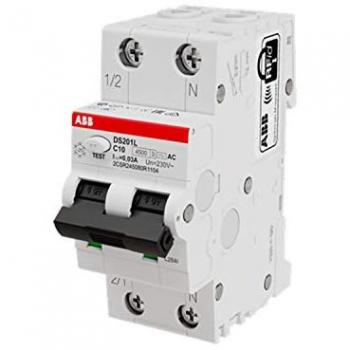 Ds201 l interruttore differenziale magnetotermico 4,5ka 1p+n ac ds201lc10ac30
