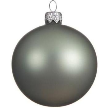 Pallina di Vetro Verde 6 cm per Albero Natale