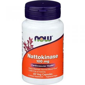 NOW Foods Nattokinase 100mg Capsules 60 Count