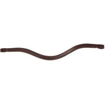 Bridon de cuir européen Collegiate ComfiTec pour chevaux - taille Cob