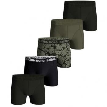 Bóxer de algodón premium Björn Borg con estampado discreto