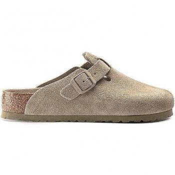 Birkenstock Boston Suede Leather Sandalias verde