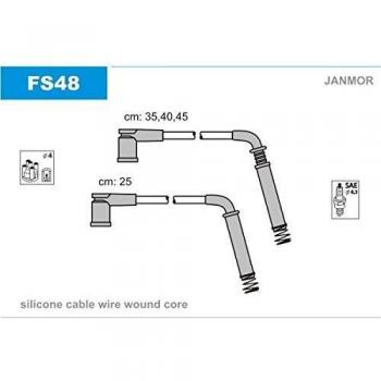 Set completo di cavi e candele JANMOR FS48