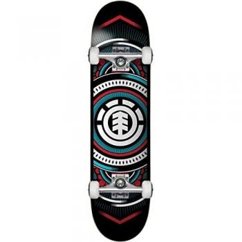 Element Hatched Red 7.75 Complete Skateboard