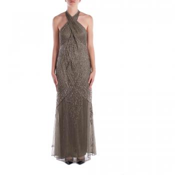 Abito Donna Ralph Lauren Oliva Senza Maniche