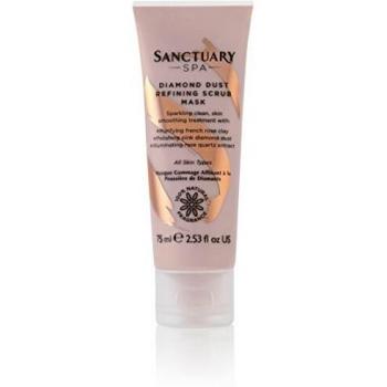 Sanctuary Spa - Maschera e scrub per il viso, con polvere di diamante e argilla rosa, maschera 2 in 1, per tutti i tipi di pelle, 75 ml