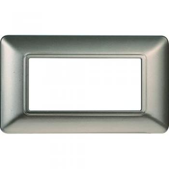 Plaque 4 Places Titane en Plastique Solaire Matix