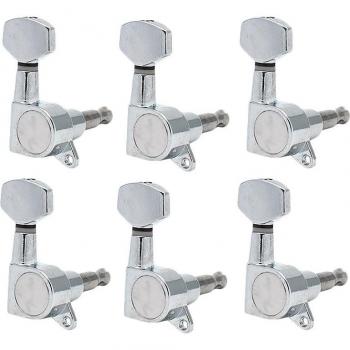 Acoustic Electric Guitar Machine Heads - Silver 6R