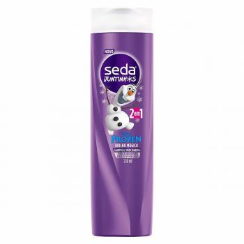 Shampoo Infantil 2 em 1 Seda Juntinhos Frozen Brilho Mágico 300mL