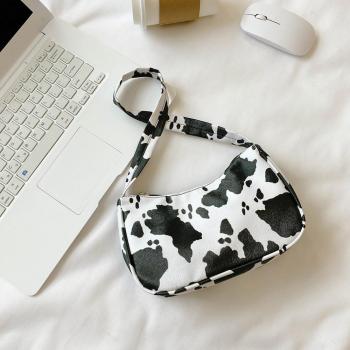 Cow Milk Print Handbag
