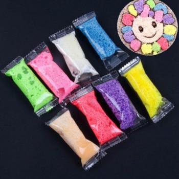 Pack de 8 Uds Slime Fluffy con Luz y Colores Arcilla Luminosa Nieve Barro (5g C/u)