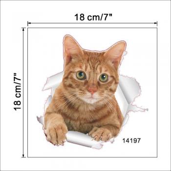 Pattes de Chat Mural 3D