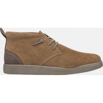 Botas HeyDude para hombre con cordones en color marrón