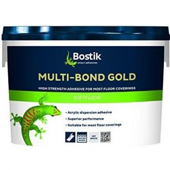 Floor Covering Adhesive, Bostik, Multi-Bond Gold, 5 kg, Off-White