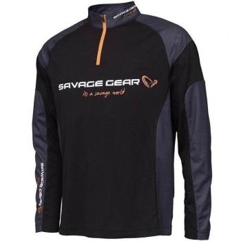 Savage Gear Signature Logo T-Shirt - Blue Large - shop the best deal online