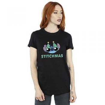 T-shirt a maniche lunghe Disney Stitchmas