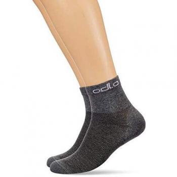 Odlo Socks quarter ACTIVE 2 PACK Chaussettes grises mélangées FR : XL