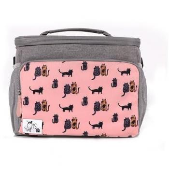 BIGGDESIGN Trekkingrucksack Biggdesign Katzen Isolierte Tasche, Pink