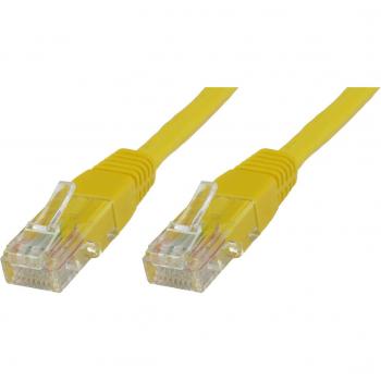 MicroConnect B-UTP60025Y 0.25m Cat6 UUTP (Yellow Ethernet Cable)