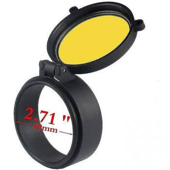 Cubierta Protectora Lente Transaparente 30‑69 mm – Accesorio de Caza