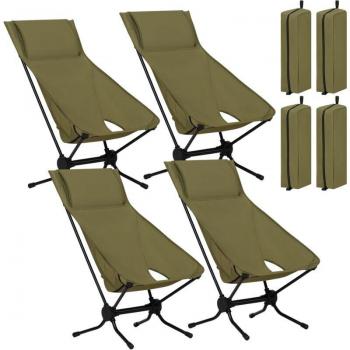 Woltu Sedia da Campeggio 150 kg – Pieghevole Verde