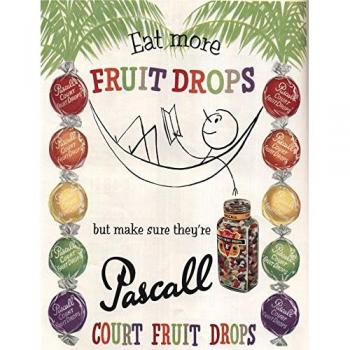 Nostalgic Metal Wall Plaque – L4339 Fruit Drops