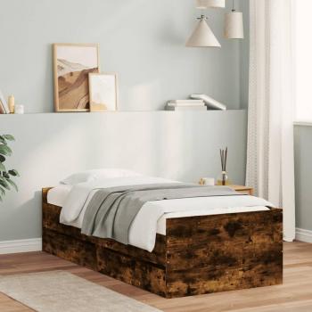 Cama Vita con Almacenamiento y Panel Trasero 90x200 cm