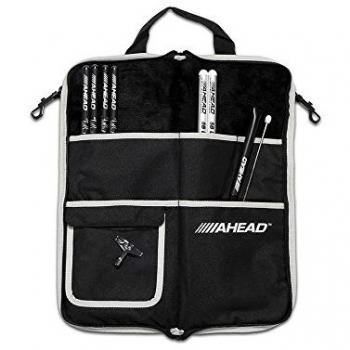 Ahead Deluxe Stick Case – Black with Grey Trim & Plush Interior