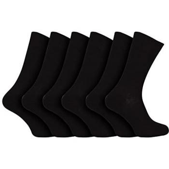 6 Pack 100% Egyptian Cotton Dress Socks