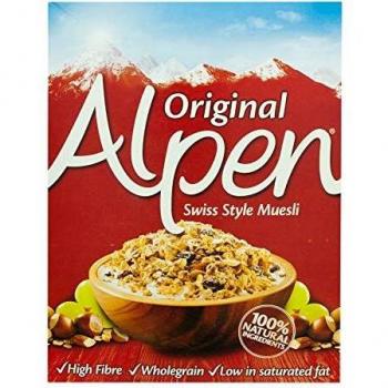 Muesli Alpino Tradicional en caja de 625 g
