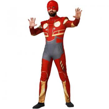 Atosa Disfraz de Héroe Robot rojo para hombre