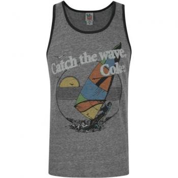 T‑shirt senza maniche “Catch the Wave” – Colore Bianco