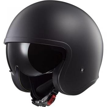 LS2 OF599 Spitfire II Casco Jet Negro Mate