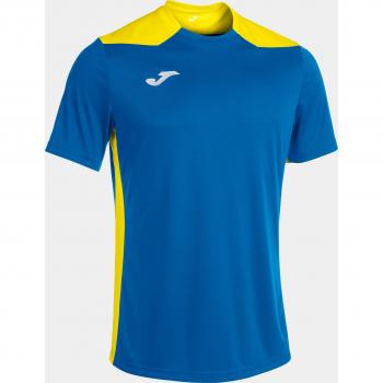 Camiseta deportiva manga corta Royal Yellow Joma Championship VI