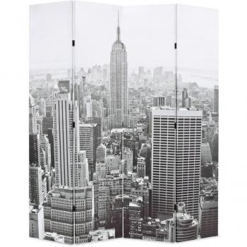 Cloison de Séparation Torana 160x170 cm Style New York Noir et Blanc