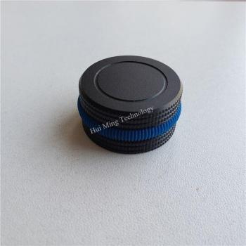 2pcs Black Aluminum Potentiometer Knob Washer 30x15x6.4mm for Car Seat Adjustment
