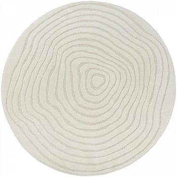 Tapis Soyeux Crème Ø160cm