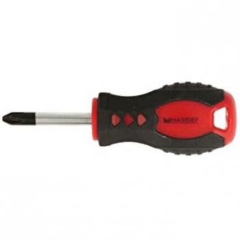 Cacciavite Nano Phillips PH2 con Punta Magnetica, Lama da 38 mm in Acciaio S2 Certificato TUV/GS