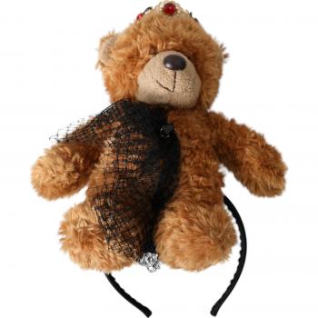 Dolce & Gabbana Crystal Crown Teddy Bear Hair Band