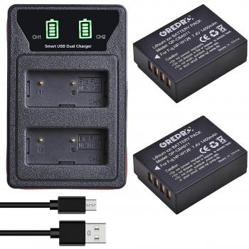 Cargador Doble para Fujifilm X-T200 y X100V
