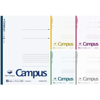 Kokuyo SmartCampus B5 Dotted A‑Lined Notebook – 5 Pack