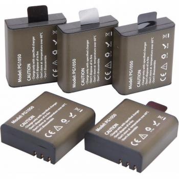 5Pc/lot PG1050 Battery Pack for SJCAM Models
