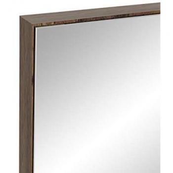 Garderobenspiegel FORTE Clif 60 cm x 80 cm x 1,8 cm, braun (old wood vintage)